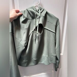 90 degree by reflex lightweight cut—out hoodie